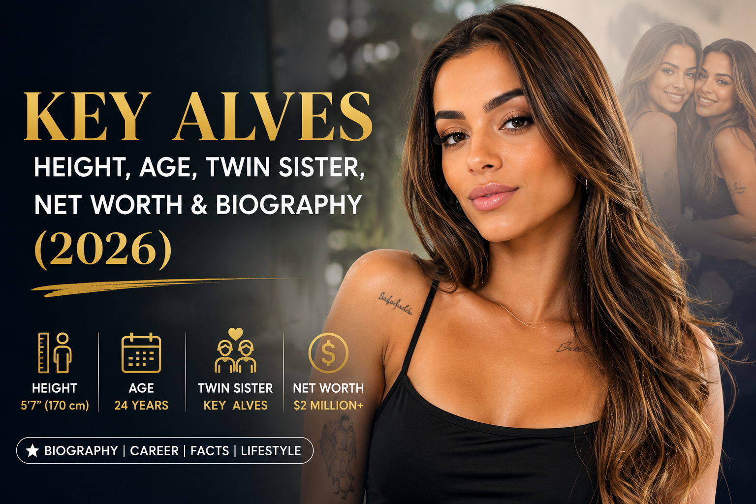 Key Alves height twin sister, net worth, and volleyball career details.