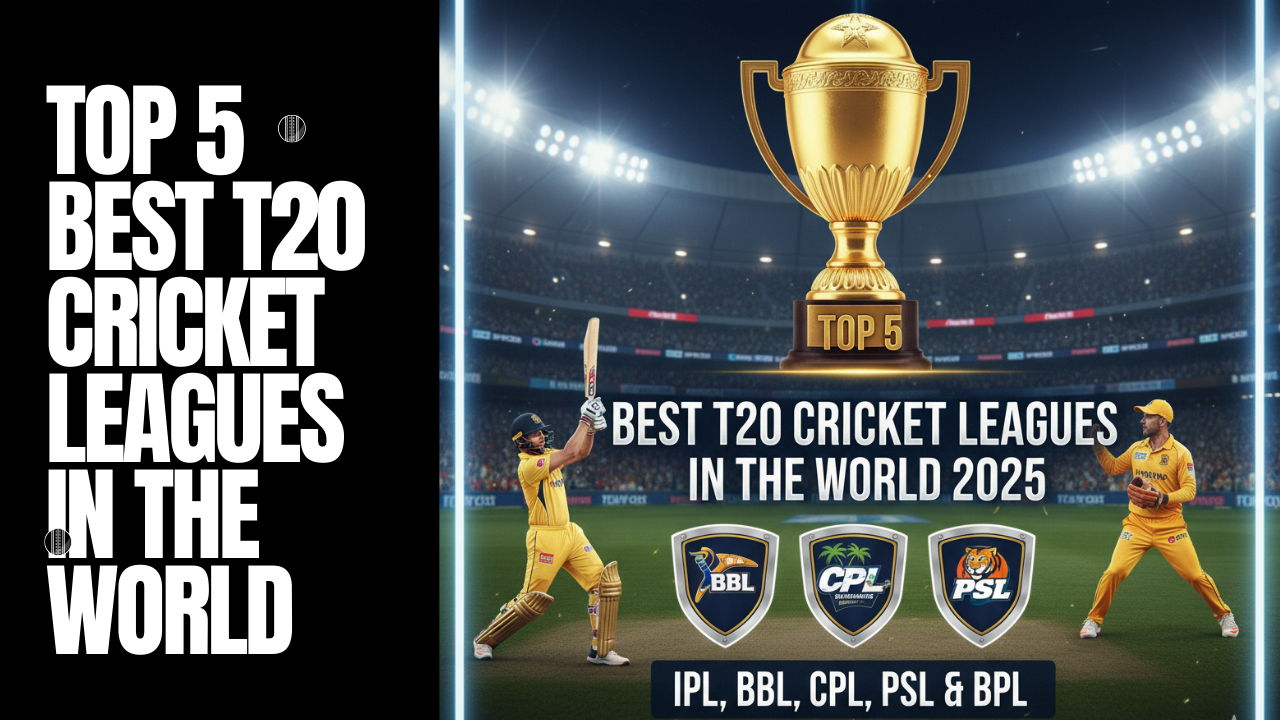 Top 5 Best T20 Cricket Leagues in the World 2025