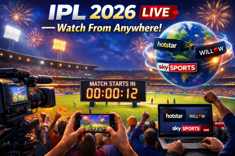 How to Watch IPL 2026 Live Anywhere — Official Broadcast & Streaming ...
