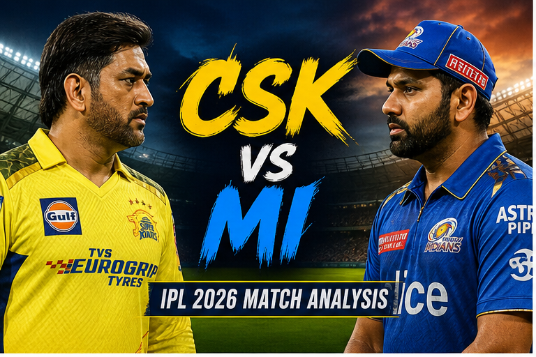 CSK vs MI 2026: Chennai Super Kings vs Mumbai Indians IPL 2026 match intense moment