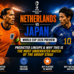 Netherlands vs Japan World Cup 2026 preview featuring Virgil van Dijk and Takefusa Kubo ahead of their crucial Group F encounter.