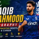 Saqib Mahmood bowling for England during the IND vs ENG 2026 ODI series