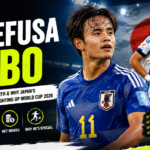 Takefusa Kubo playing for Japan at FIFA World Cup 2026 in North America