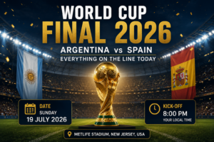 Lionel Messi and Lamine Yamal ahead of the Argentina vs Spain World Cup final 2026