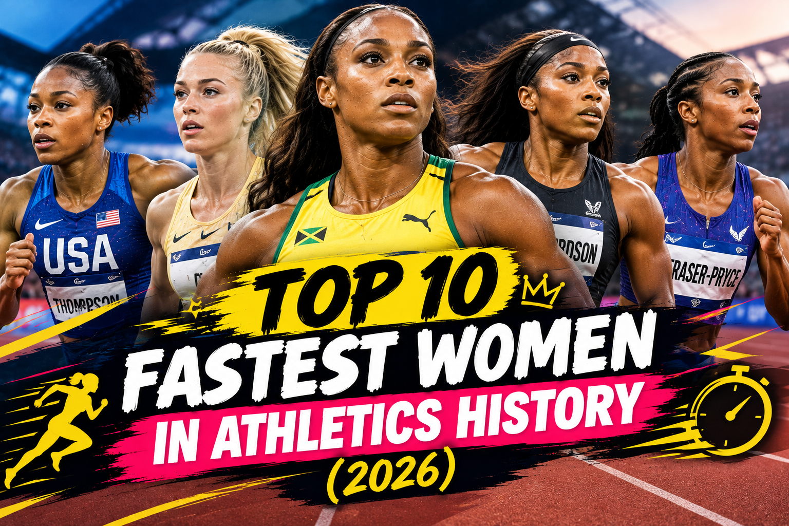 Fastest Women in Athletics