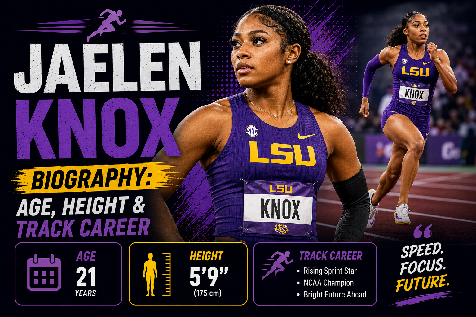 Jaelen Knox Biography: Age, Height & Track Career