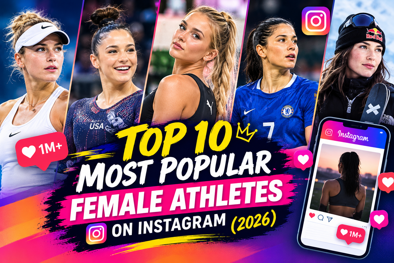Top 10 Most Popular Female Athletes on Instagram (2026)