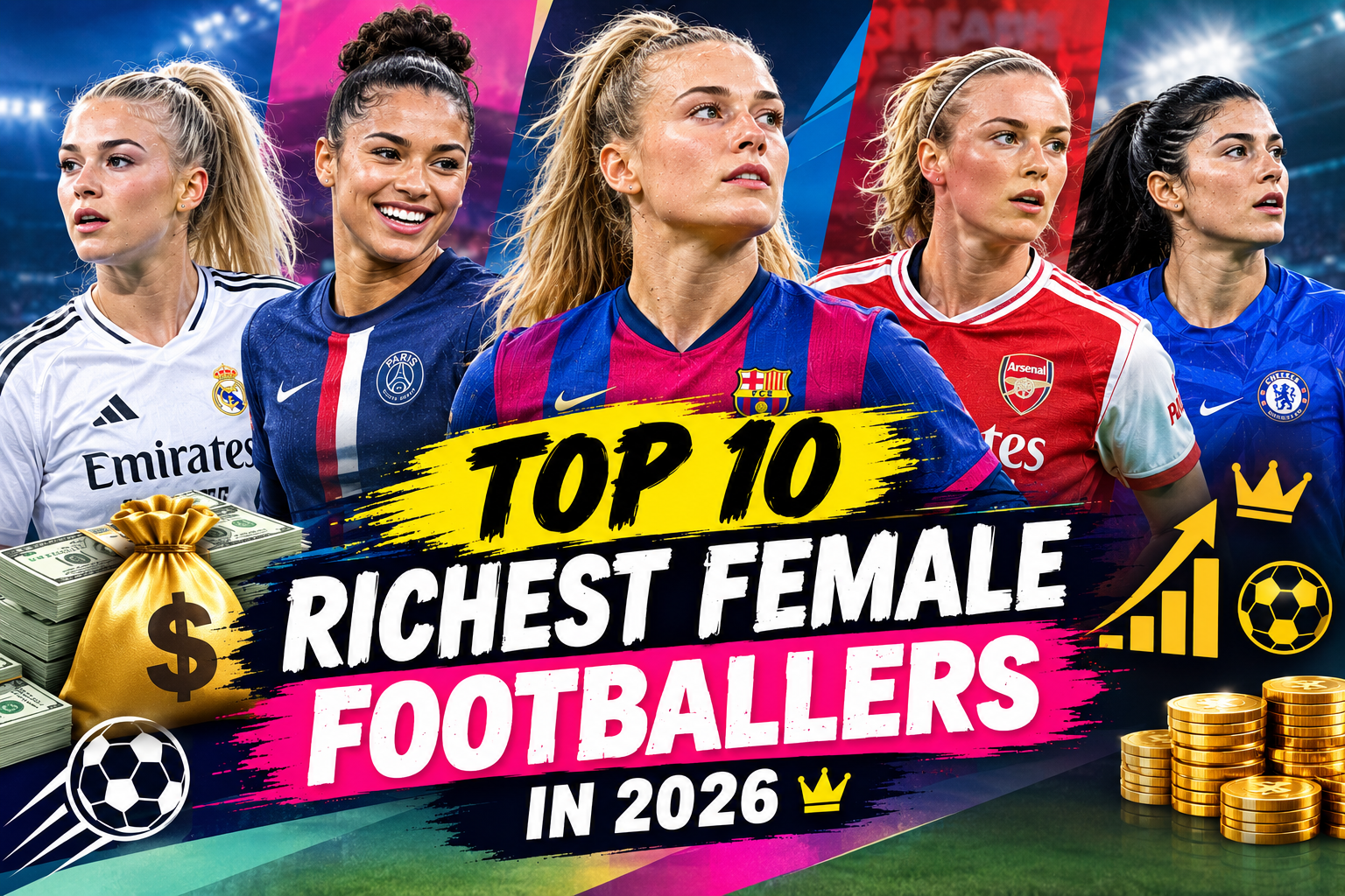 Top 10 Richest Female Footballers in 2026 Astonishing Earnings