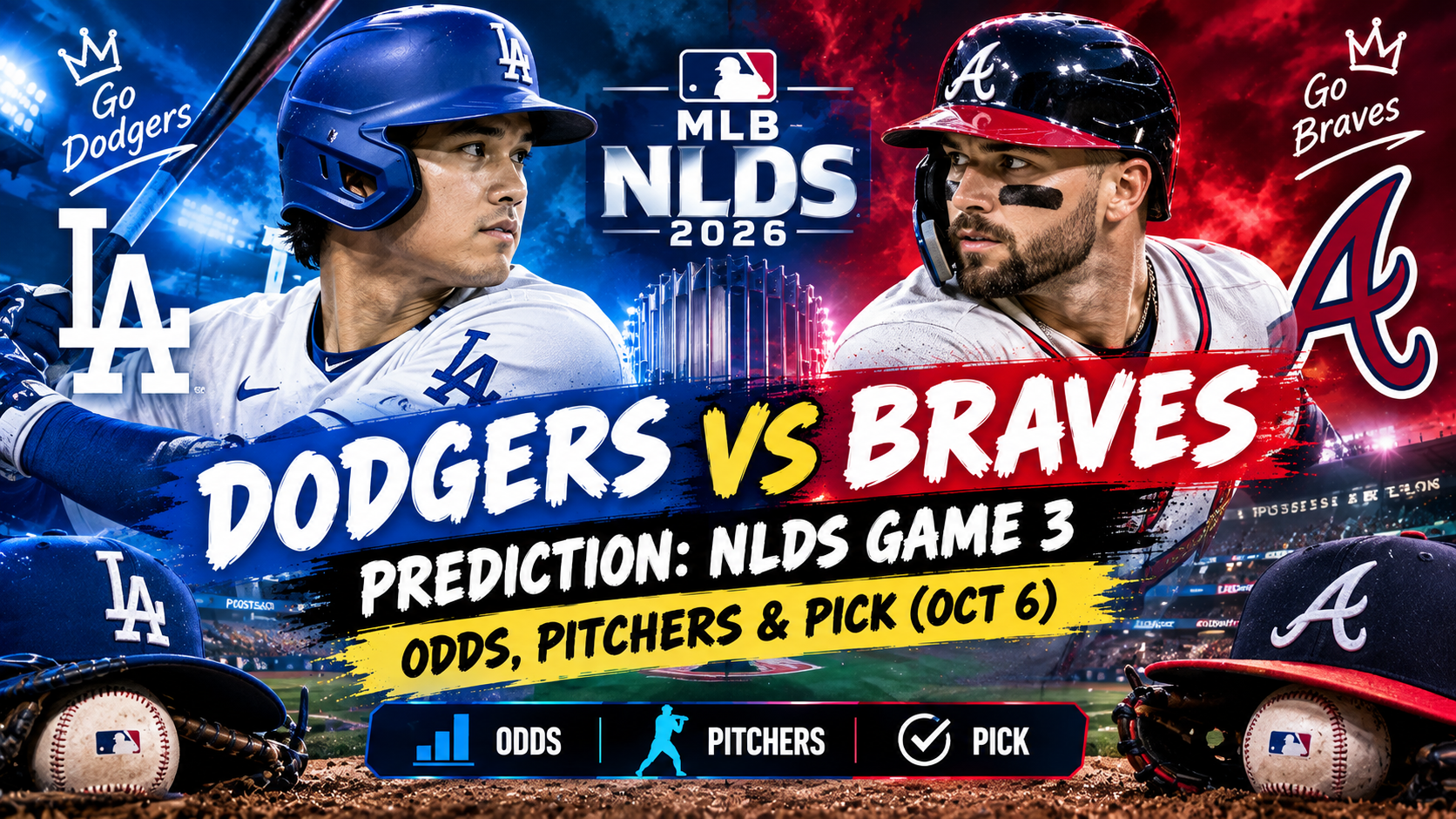 Dodgers vs Braves Prediction: NLDS Game 3 Odds, Pitchers & Pick (Oct 6)