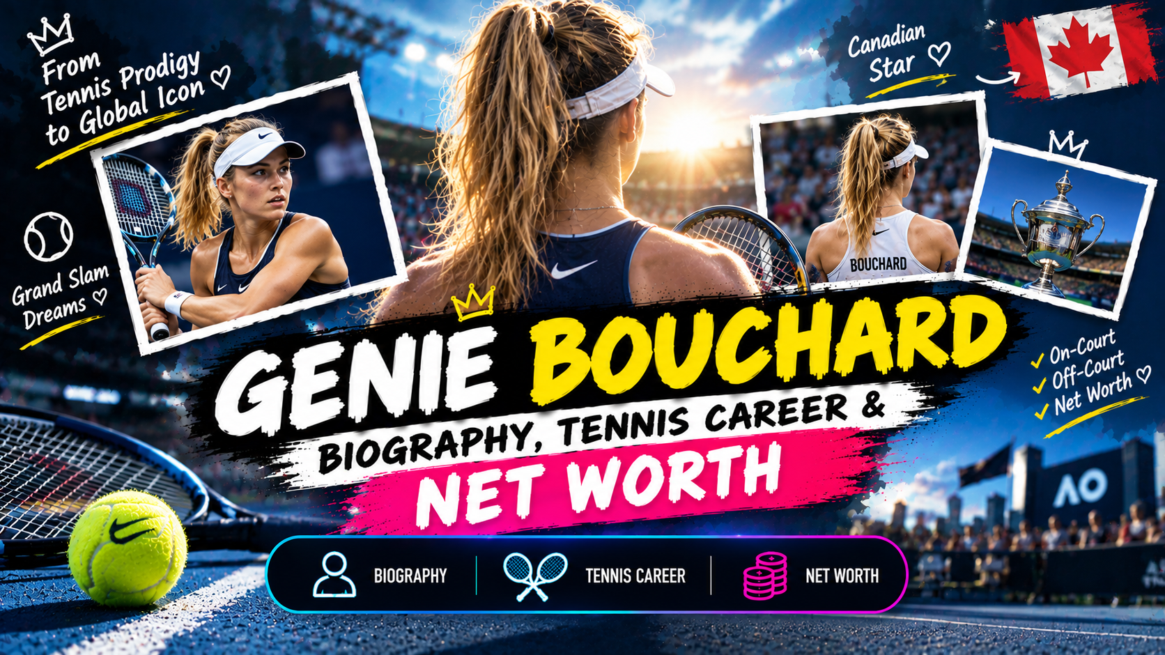 Genie Bouchard: Biography, Tennis Career & Net Worth