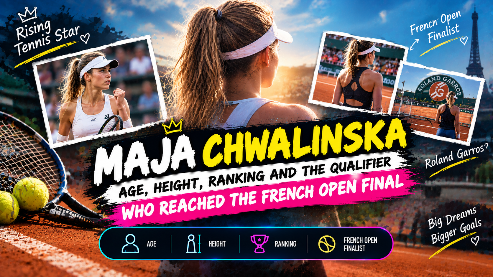 Maja Chwalinska: Age, Height, Ranking and the Qualifier Who Reached the French Open Final
