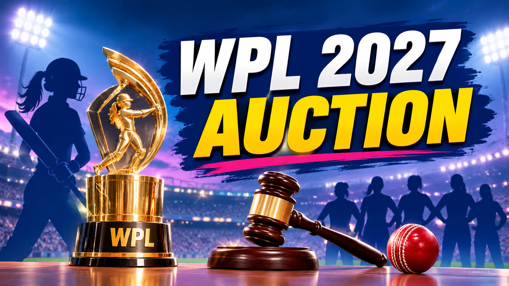 WPL 2027 Auction: Team Purse, Remaining Slots and Players to Watch